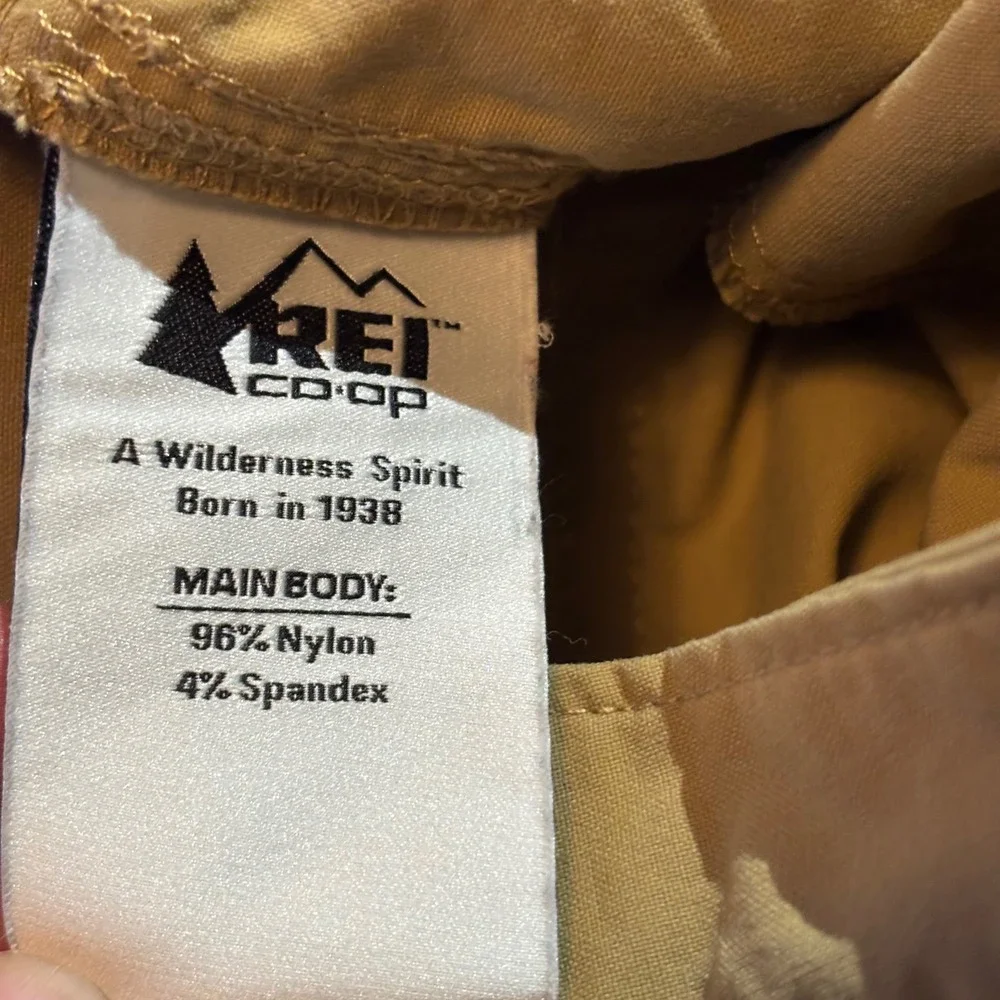 REI Co-op Sahara Convertible Pants Lot 2 Girls Kids Large 14-16 Gray Tan Hiking